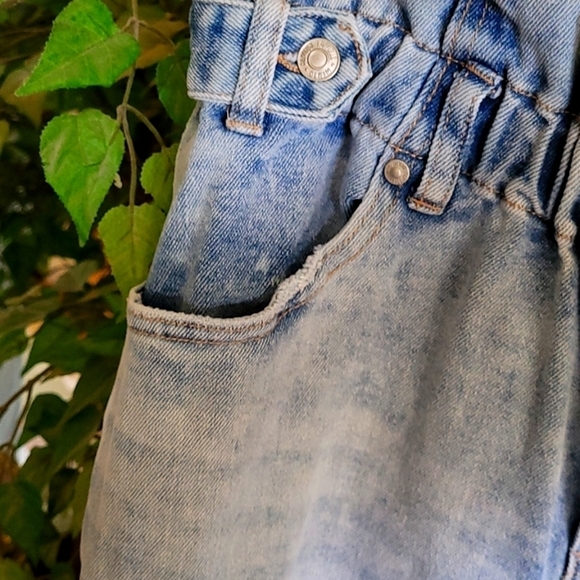 Almost Famous Crave Fame Paperbag waist Skinny Jeans. Size L - Picture 8 of 10